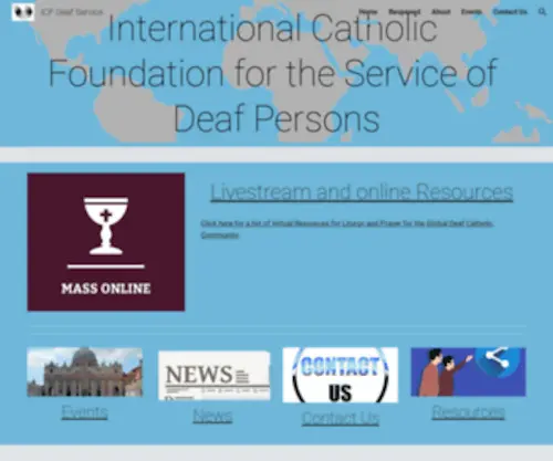 Icfdeafservice.org(ICF Deaf Service) Screenshot