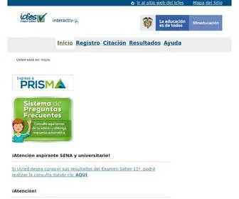 Icfesinteractivo.gov.co(Icfes Instituto Colombiano para la Evaluación de la Educación) Screenshot