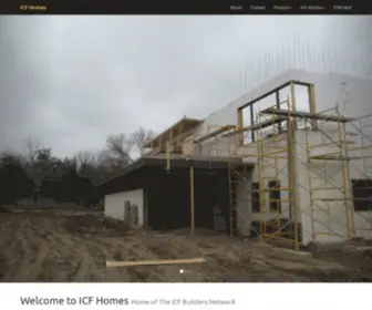 Icfhomes.com(ICF Homes) Screenshot