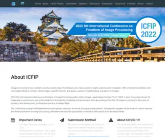 Icfip.org(Osaka, Japan) Screenshot