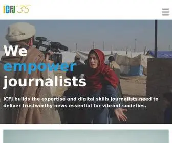 ICFJ.org(International Center for Journalists) Screenshot