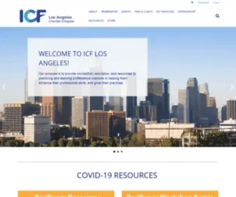 Icfla.com(ICF Los Angeles) Screenshot