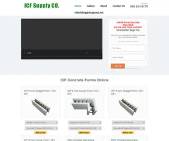 Icfsupplyco.com(ICF Concrete Forms Online) Screenshot