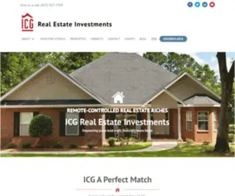 Icgre.com(ICG Real Estate Investments) Screenshot