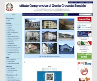 Icgrosiogrosottosondalo.edu.it(Sito web istituzionale istituto comprensivo di grosio grosotto sondalo) Screenshot