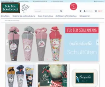 ICH-Bin-Schulkind.de(Der Shop zur Einschulung und zum Schulstart) Screenshot