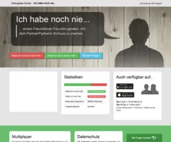 ICH-Habe-Noch-NIE-Online.de(ICH Habe Noch NIE Online) Screenshot