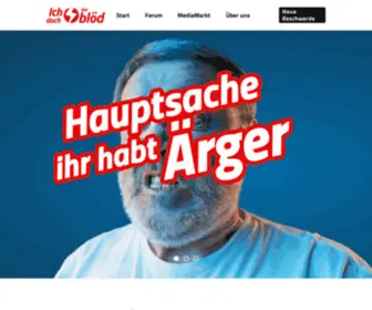 Ichbindochbloed.de(Beschwerden) Screenshot