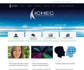 Ichec.ie(Irish Centre for High) Screenshot