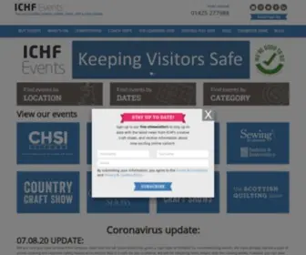 Ichfevents.co.uk(ICHF Events) Screenshot