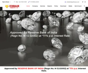 Ichibaanfinance.com(Diamond & gold loan) Screenshot