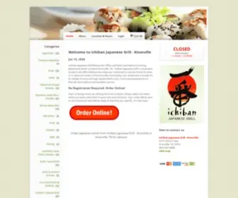 Ichibanknoxville.com(Order Japanese online from Ichiban Japanese Grill) Screenshot