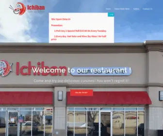 Ichibanokc.com(Ichiban Sushi Bar & Poke) Screenshot