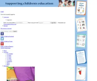 Ichild.co.uk(Printable activities for children) Screenshot