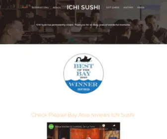Ichisushi.com(ICHI Sushi) Screenshot