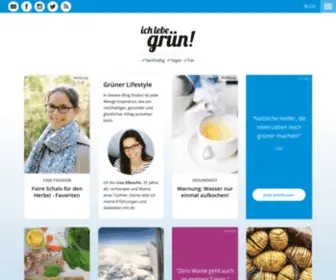 Ichlebegruen.de(Nachhaltiger Lifestyle) Screenshot