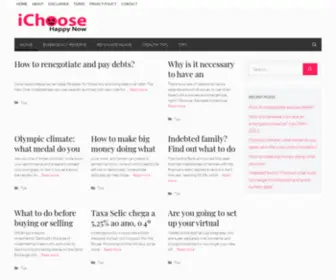Ichoosehappynow.com(IChoose Happy Now) Screenshot