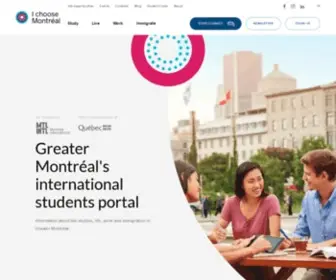 Ichoosemontreal.com(I choose Montréal) Screenshot