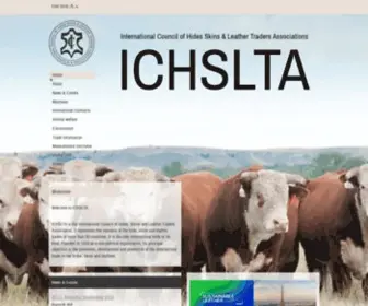 Ichslta.com(International Council of Hides) Screenshot