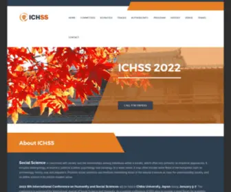 ICHSS.org(ICHSS 2023) Screenshot