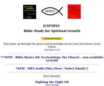 Ichthys.com(Ichthys Bible Study for Spiritual Growth) Screenshot