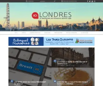 Ici-Londres.com(ICI) Screenshot
