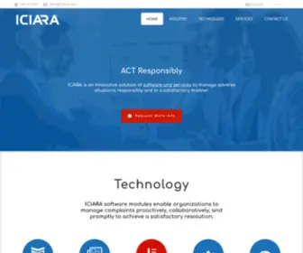 Iciara.com(ICIARA Home Main) Screenshot