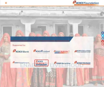 Icicifoundation.org(ICICI Foundation) Screenshot