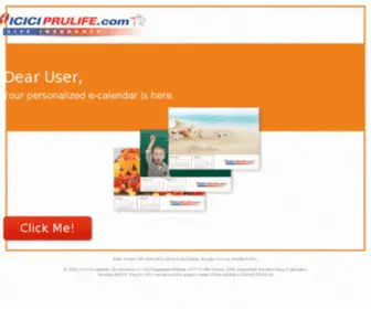 Iciciprulifecalendar.com(Calendar Generator) Screenshot