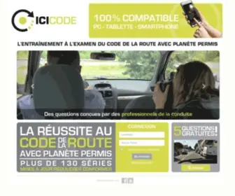 Icicode.fr(Planète Permis) Screenshot