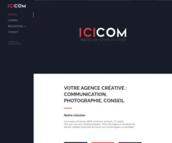 Icicom.fr(15 ans d'expérience au service de votre communication) Screenshot
