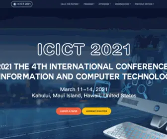 Icict.org(ICICT 2024) Screenshot