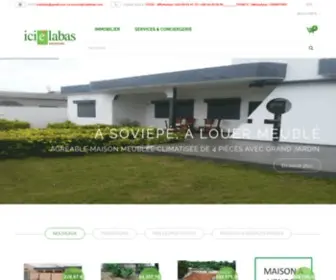 Icielabas.com(Le lien privilégié entre le Togo et l'extérieur) Screenshot