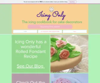 Icingonly.com(Icing Recipes) Screenshot