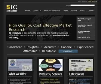 Icinsights.com(IC Insights) Screenshot