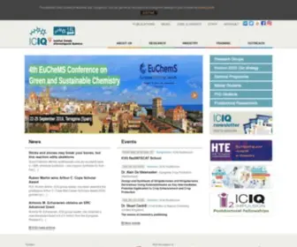 Iciq.org(Institut Català d'Investigació Química) Screenshot