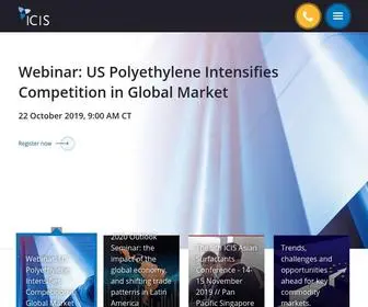 Icis.com(Independent Chemical & Energy Market Intelligence) Screenshot