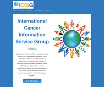 Icisg.org(International Cancer Information Service Group) Screenshot