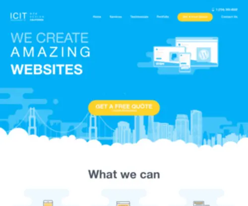 Icit-Corp.com(Web design) Screenshot