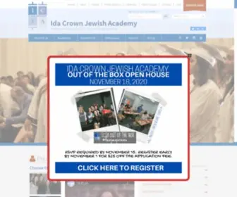 Icja.org(Ida Crown Jewish Academy) Screenshot