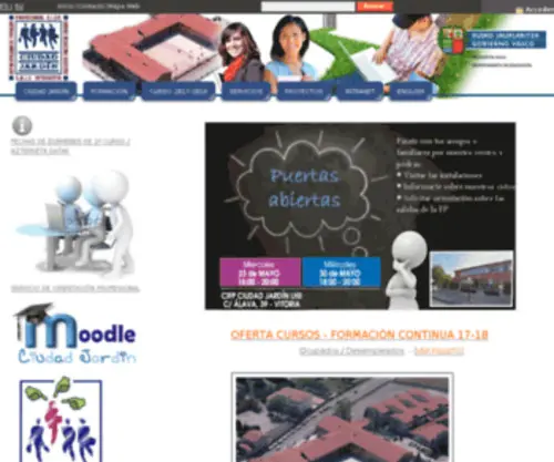 Icjardin.com(Centros de Formación Profesional Vitoria) Screenshot