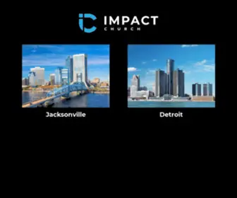 Icjax.com(Impact Church) Screenshot