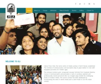 IcjCalicut.com(ICJ CALICUT PRESS CLUB) Screenshot