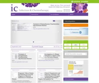 Icjournal.org(Infection & Chemotherapy) Screenshot