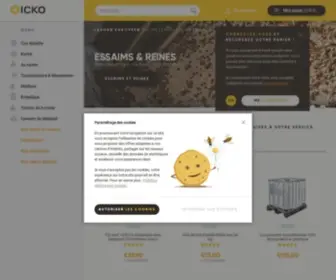 Icko-Apiculture.com(Produits d'apiculture) Screenshot