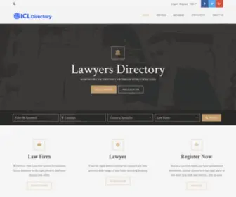 ICL-Directory.com(Helping Lawyers Connect Together) Screenshot