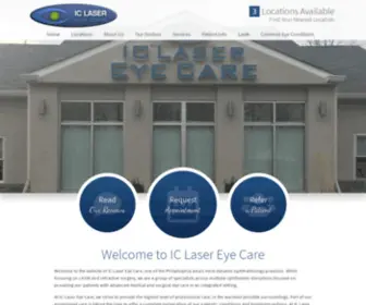 Iclasereyecare.com(IC Laser Eye Care) Screenshot