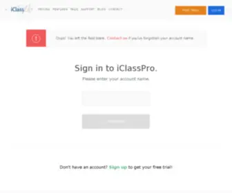 Iclassprov2.com(IClassPro) Screenshot