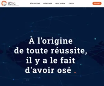 Iclic.ca(Agence web) Screenshot