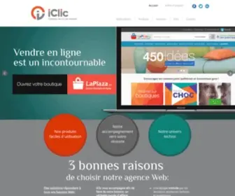 Iclic.com(Sites internet) Screenshot